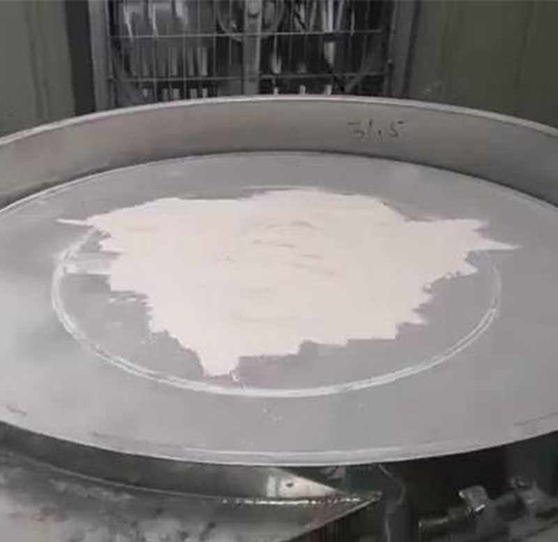 圓型振動篩用于黃原膠膩子粉試機效果