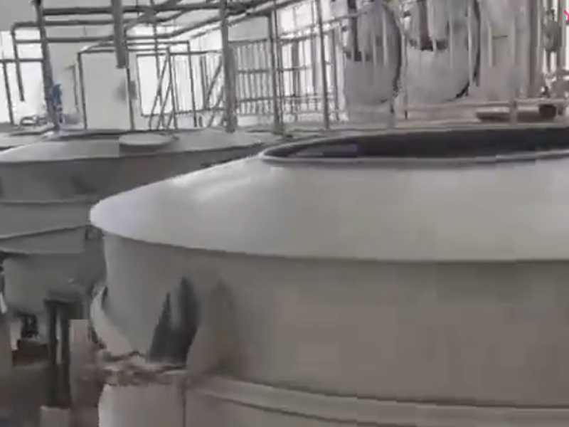 新鄉高卓振動篩廠家客戶多臺圓形搖擺篩使用現場視頻